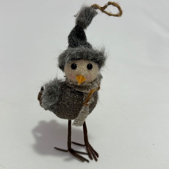 Lot 4 Christmas Holiday Ornaments Feather & Or Twigs Decorations Used - Picture 2 of 12